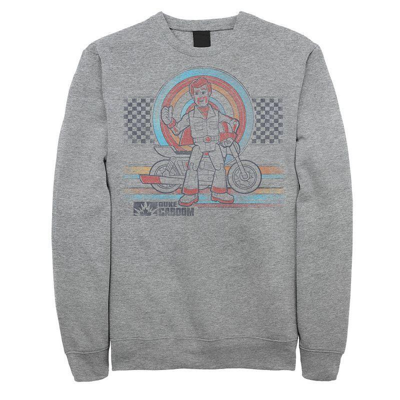 Disney / Pixars Toy Story 4 Forky Mens Talkin Trash Rainbow Fleece Athletic Grey Product Image