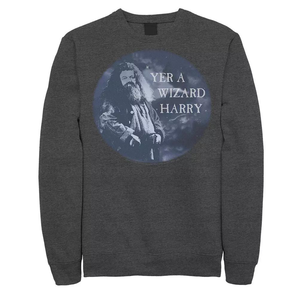 Big & Tall American Moto Garage Est. 1973 Fleece Sweatshirt, Men's, Size: Large Tall, Blue Product Image