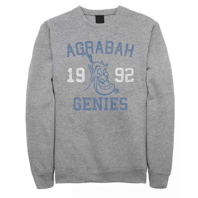 Juniors' Disney's Aladdin Agrabah Team Genies 1992 Fleece Sweatshirt, Girl's, Size: Large, Athletic Grey Product Image
