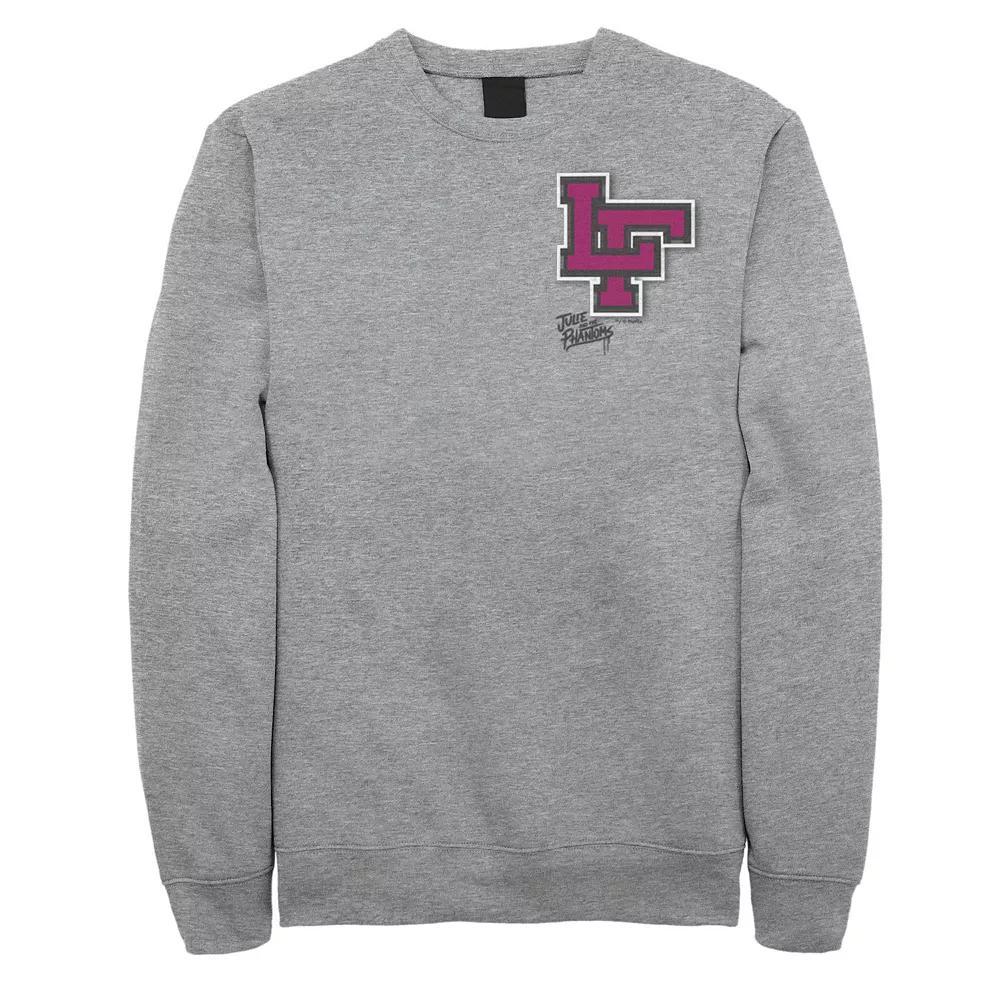 Men's Julie And The Phantoms LF Left Chest Logo Sweatshirt, Size: Large, Athletic Grey Product Image