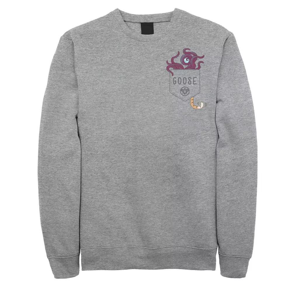 Men's Marvel Captain Marvel Goose Logo Sweatshirt, Size: XXL, Athletic Grey Product Image