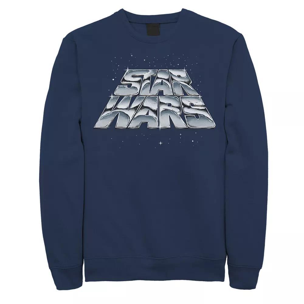 Mens Star Wars Slanting Chrome Logo Sweatshirt Product Image