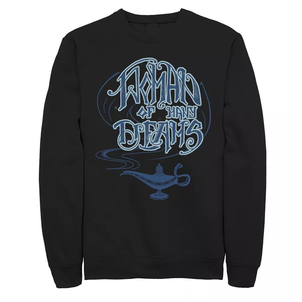 Juniors' Disney's Aladdin Woman Of Many Dreams Genie Lamp Fleece, Girl's, Size: Small, Black Product Image