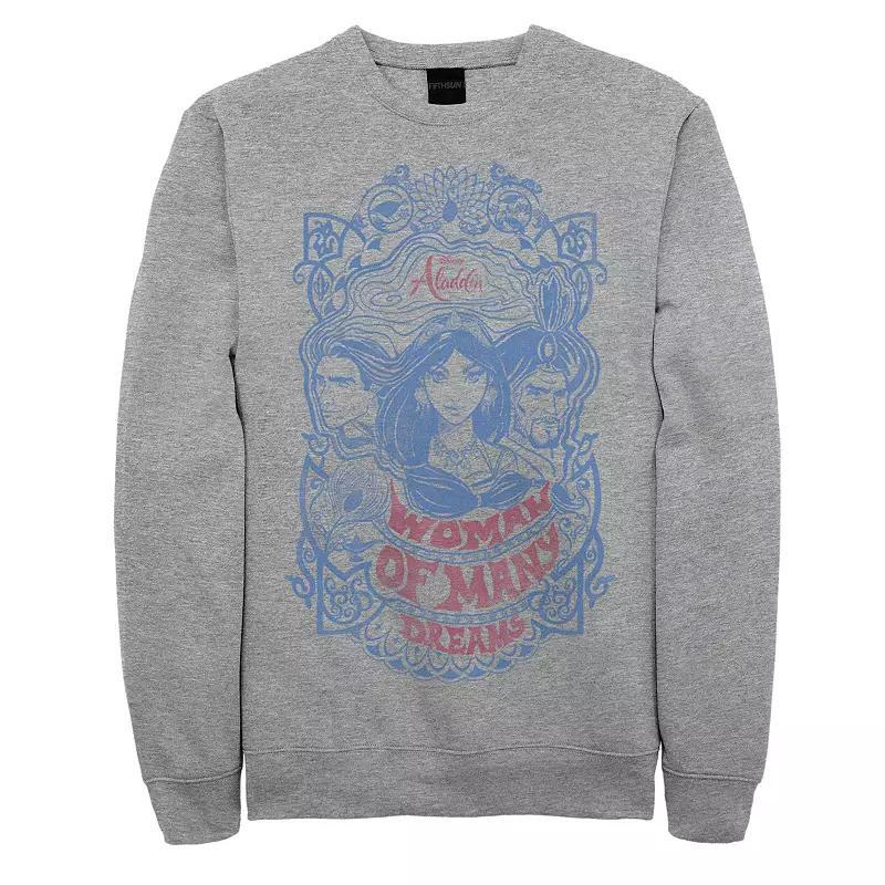 Men's Star Wars The Mandalorian The Child Card Portrait Sweatshirt, Size: Small, Athletic Grey Product Image