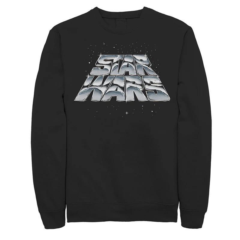 Mens Star Wars Slanting Chrome Logo Sweatshirt Product Image