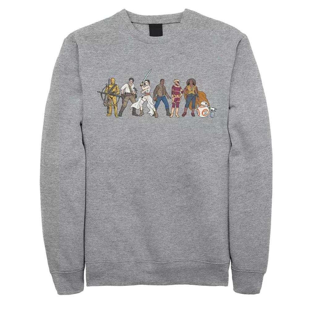 Mens Marvel X-Men Wolverine Super Heroes Portrait Panel Sweatshirt Athletic Grey Product Image