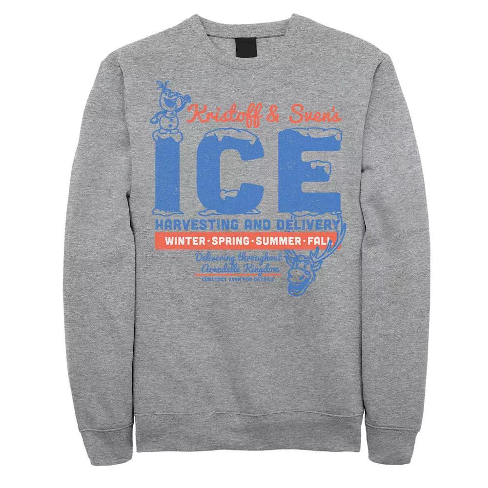 Disney / Pixar's Cars Tow Mater Men's Salvage Badge Sweatshirt, Size: Large, Athletic Grey Product Image