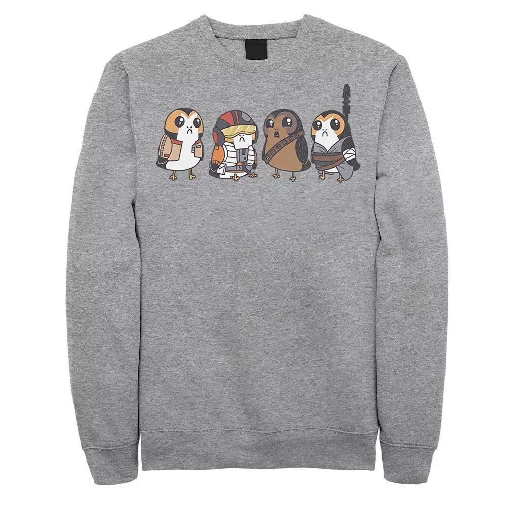 Men's Star Wars Cute Porgs Dressed As Characters Portrait Sweatshirt, Size: XXL, Blue Product Image