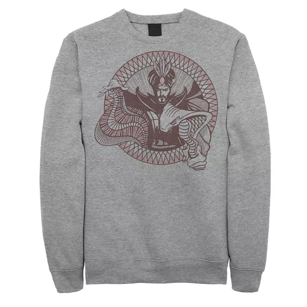 Mens Keep Our Ocean Wild Dolphin Portrait Fleece Athletic Grey Product Image