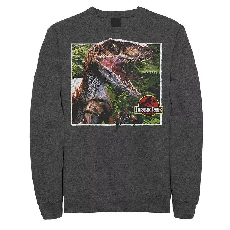 Men's Jurassic World T Rex Isla Nublar Tacker Sweatshirt, Size: Large, Black Product Image