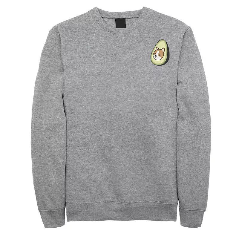 Men's DC Comics Justice League Of America Text Poster Logo Sweatshirt, Size: XXL, Athletic Grey Product Image