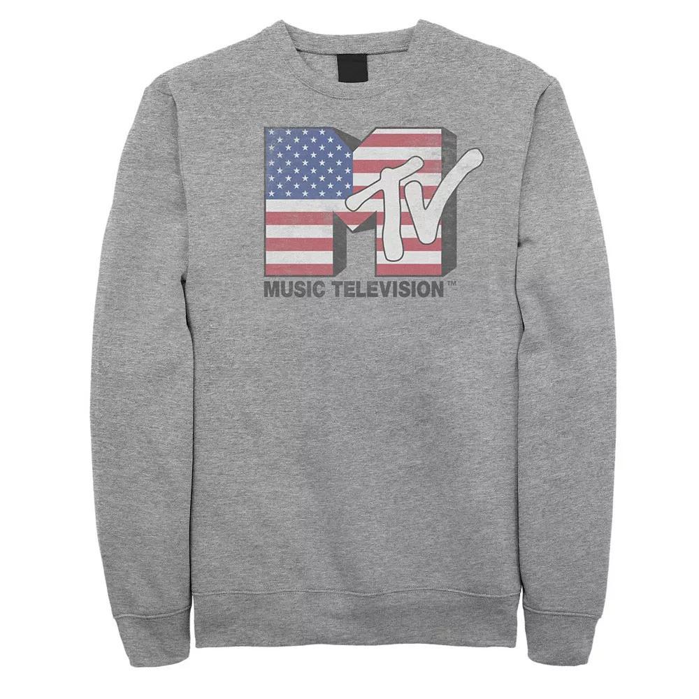 Men's Nintendo 64 Logo Vintage Sweatshirt, Size: Large, Athletic Grey Product Image