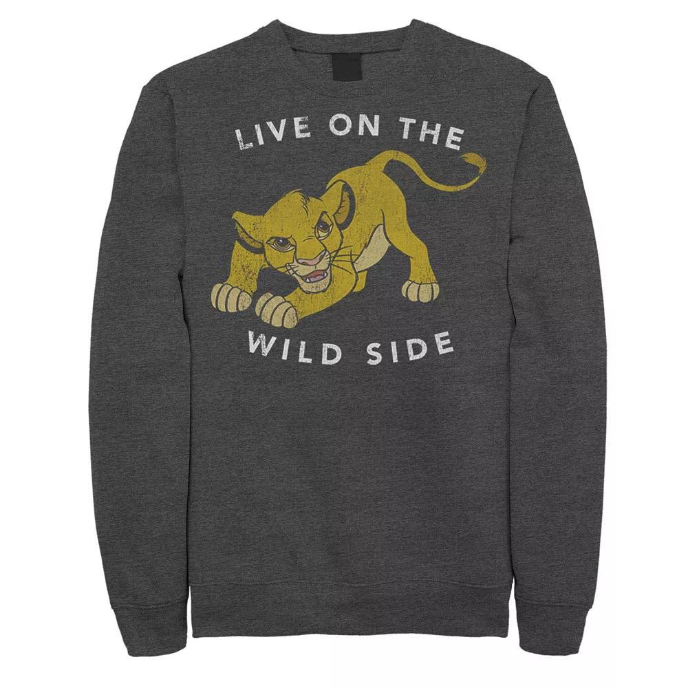 Men's Star Wars: The Rise Of Skywalker Babu Frik Simple Cartoon Sweatshirt, Size: Small, Black Product Image