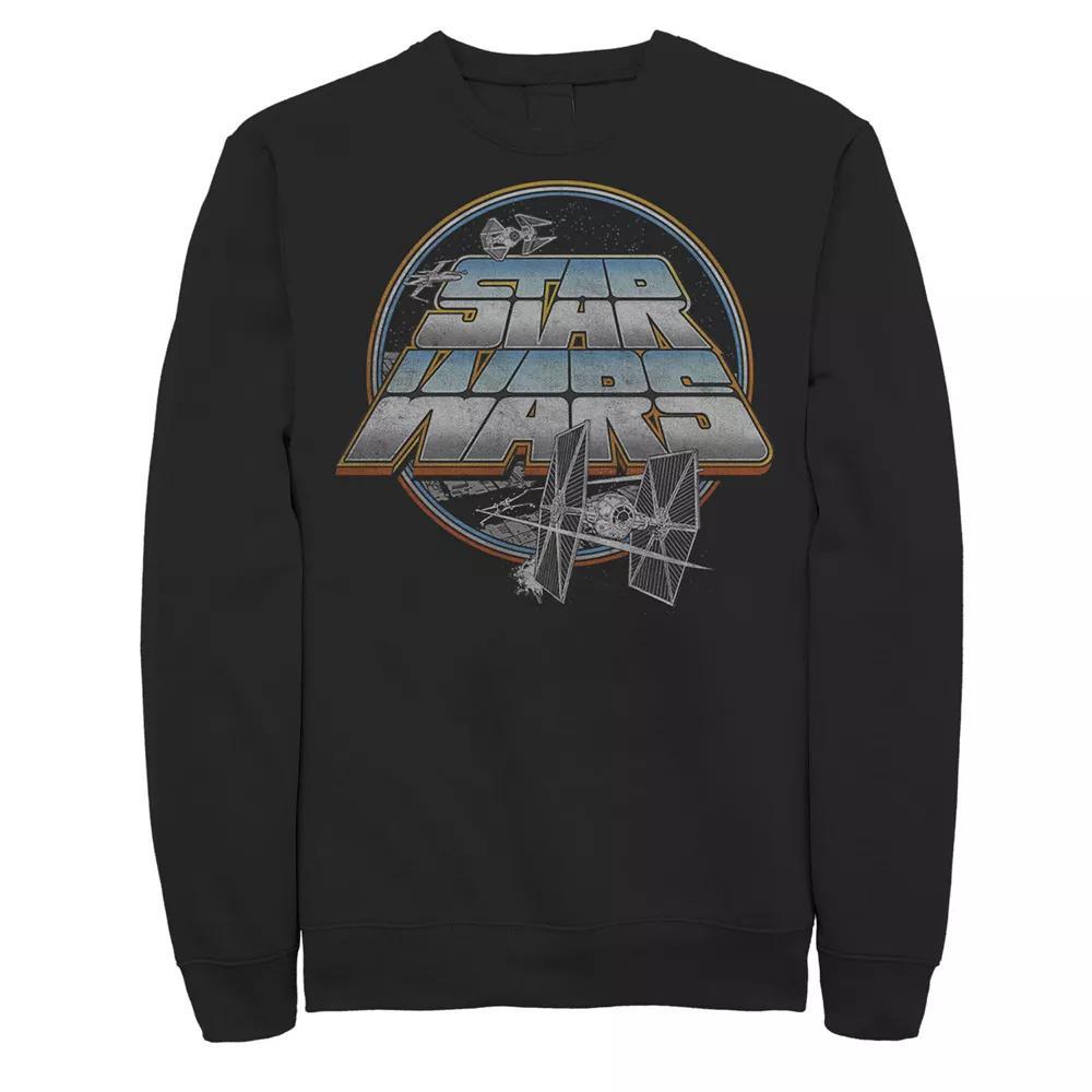 Men's The Mandalorian Dusty Sunset Sweatshirt, Size: XXL, Grey Heather Product Image
