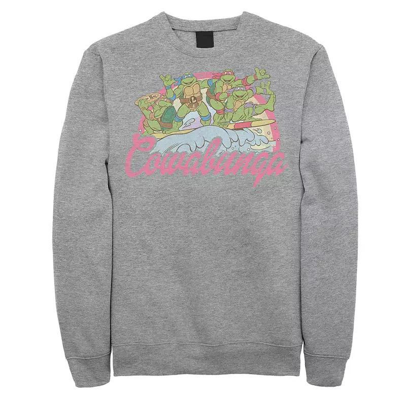 Men's E.T. Pink Heart Grid E.T. Peaking Sweatshirt, Size: Medium, Athletic Grey Product Image