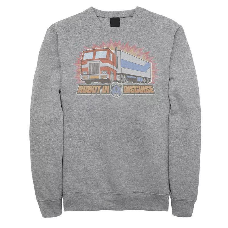 Men's Mtv Checkered Logo Sweatshirt, Size: Large, Athletic Grey Product Image