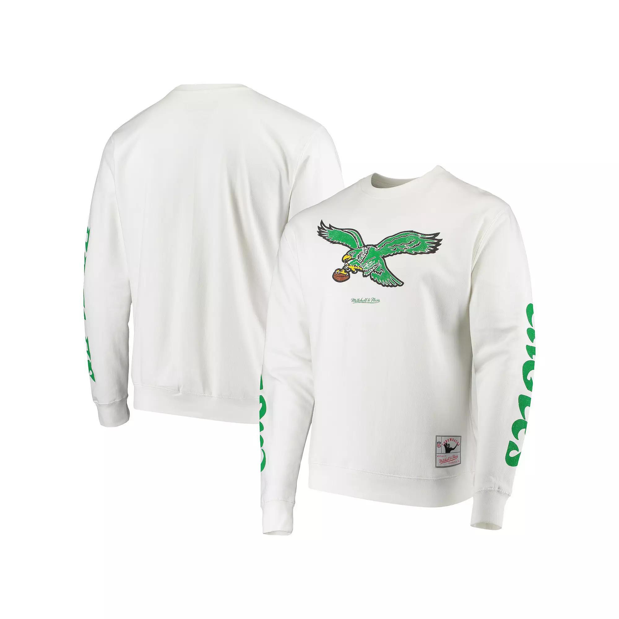 Mens Mitchell & Ness Philadelphia Eagles Rings VIP Champions Pullover Sweater Product Image