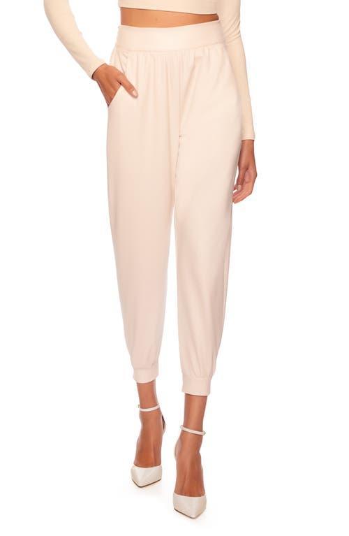 Susana Monaco Faux Leather Jogger Pants Product Image