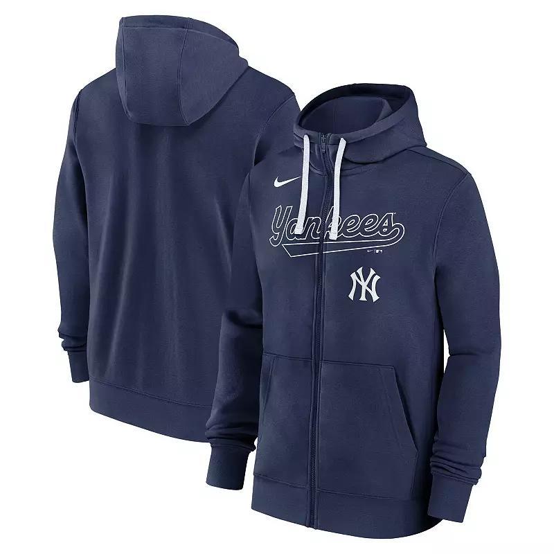 Men's Nike Black Baltimore Orioles Knockout Script Full-Zip Hoodie, Size: 2XL Product Image