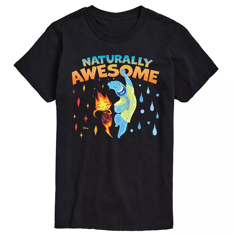 Disneys Elemental Big & Tall Naturally Awesome Graphic Tee, Mens Product Image