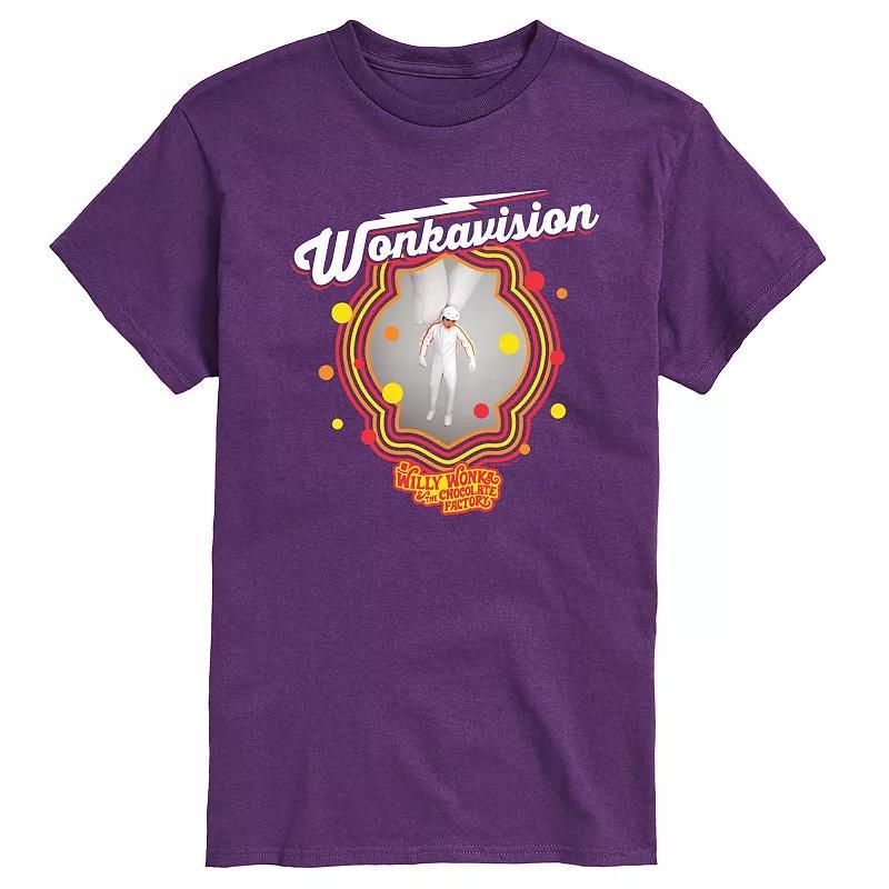Mens Willy Wonka Wonkavision Graphic Tee Product Image