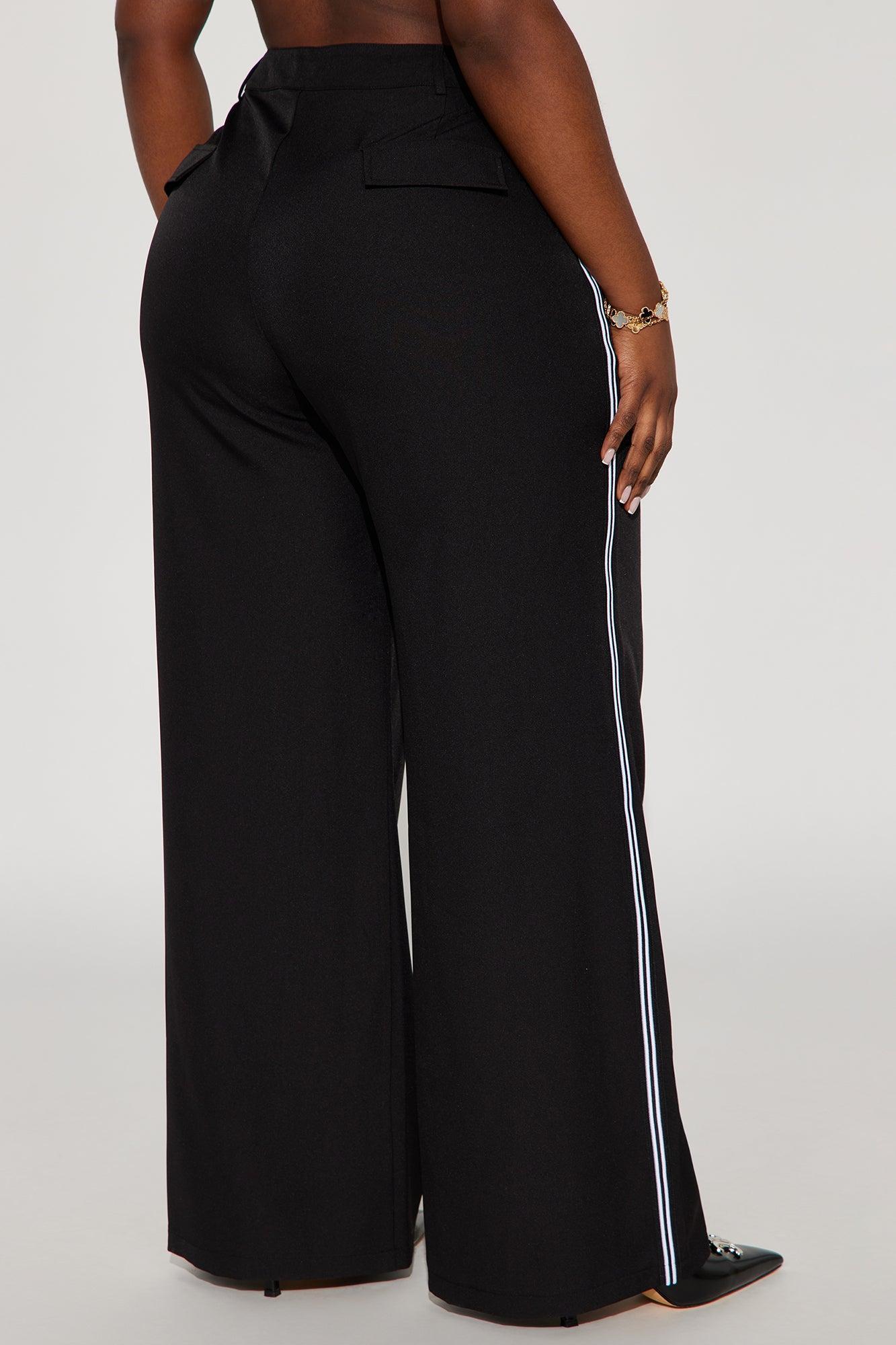 Shaylee Track Trouser Pant - Black Product Image
