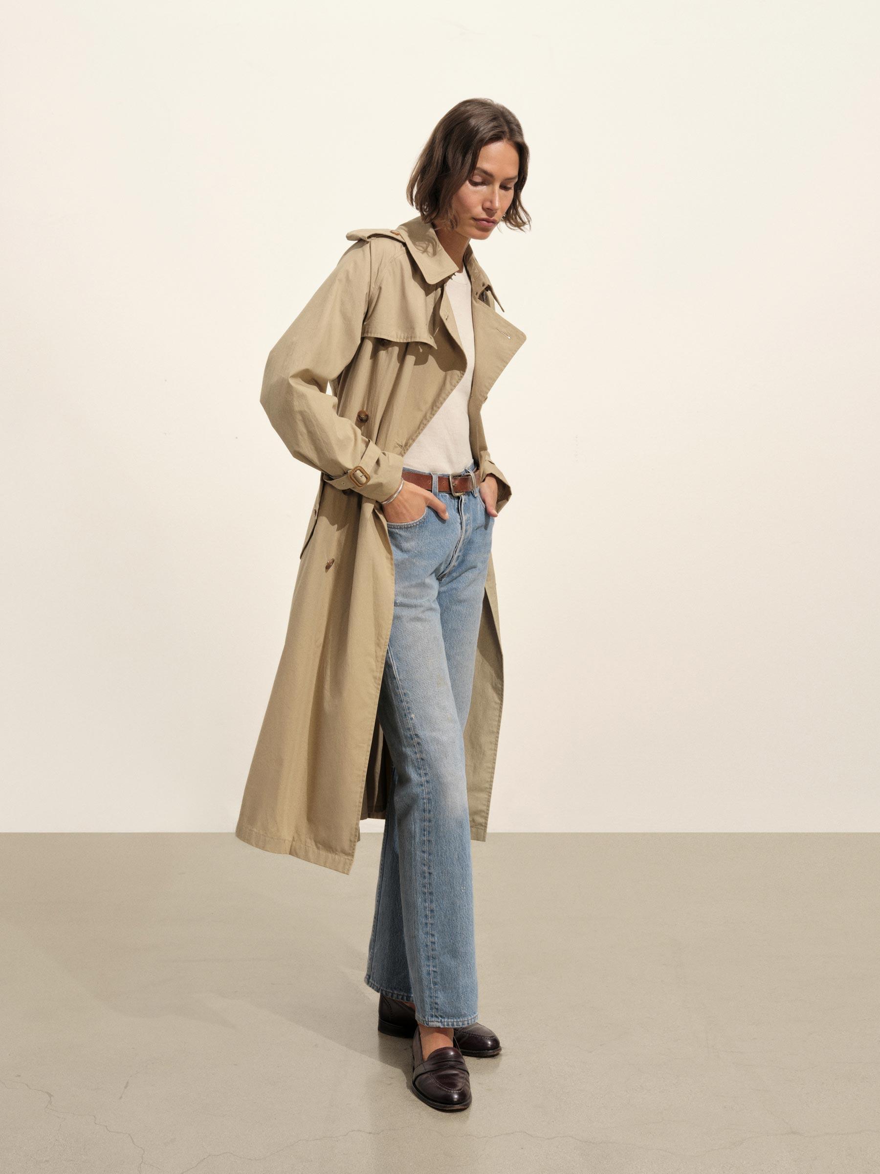 Rockaway Khaki Parachute Poplin Trench Product Image