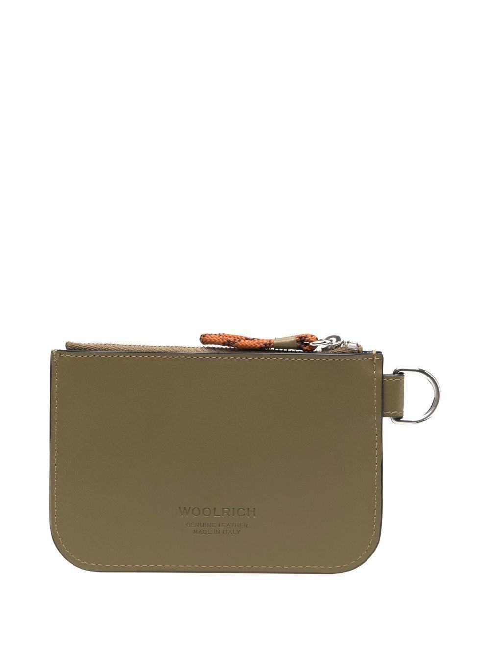 zipped leather wallet Product Image