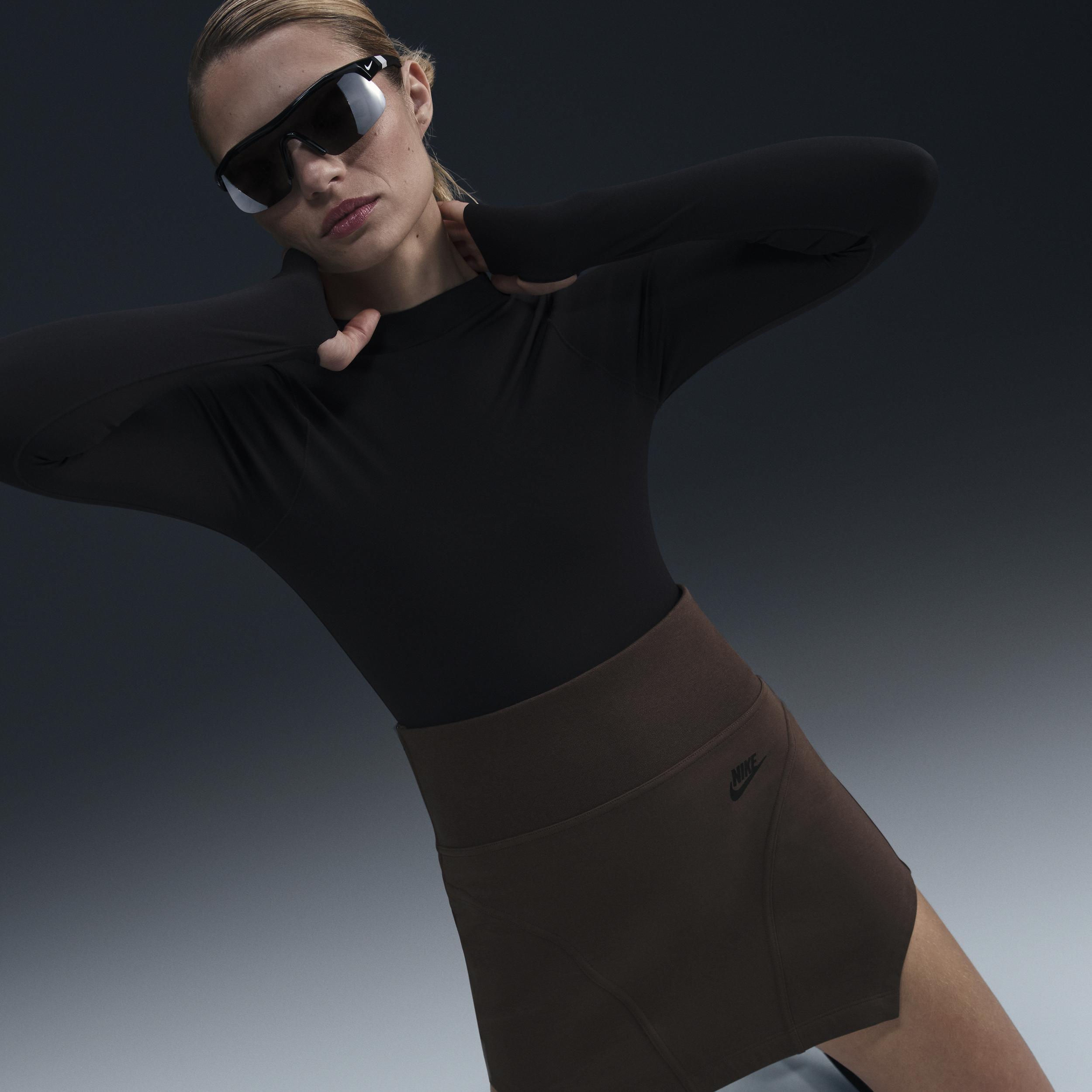Women's Nike Sportswear Tech Fleece High-Waisted Mini Skirt Product Image