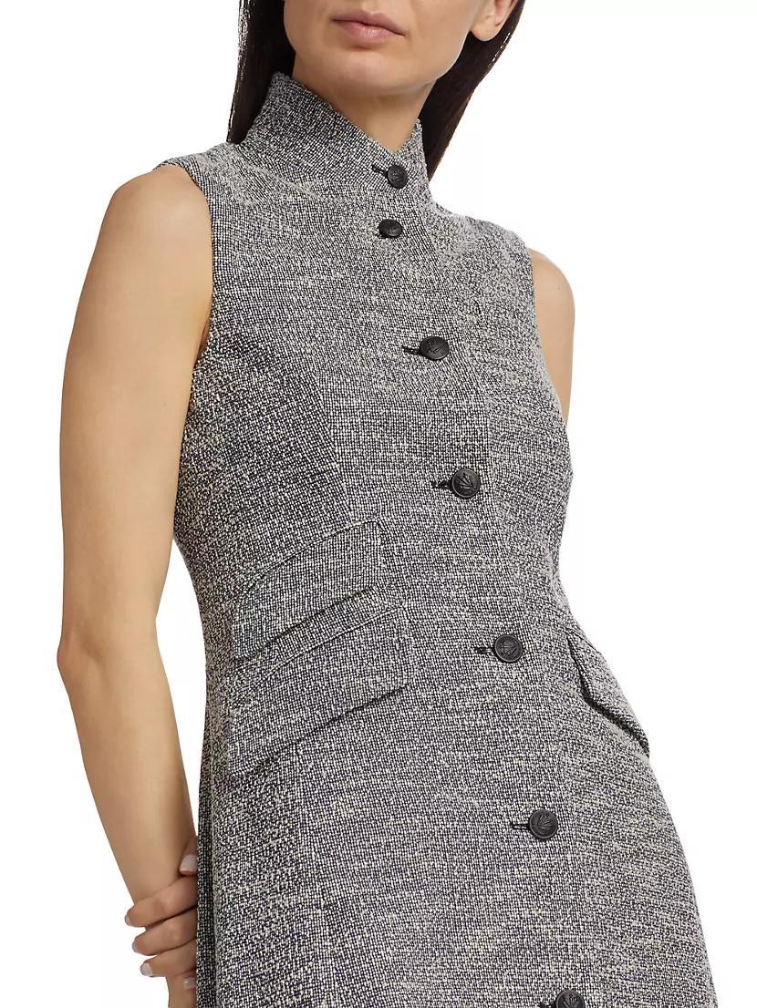 Slade Tweed Sleeveless Minidress Product Image