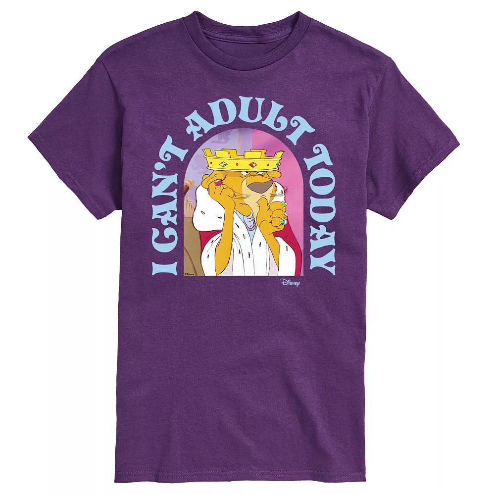 Disneys Robin Hood Prince John Mens Graphic Tee Blue Product Image
