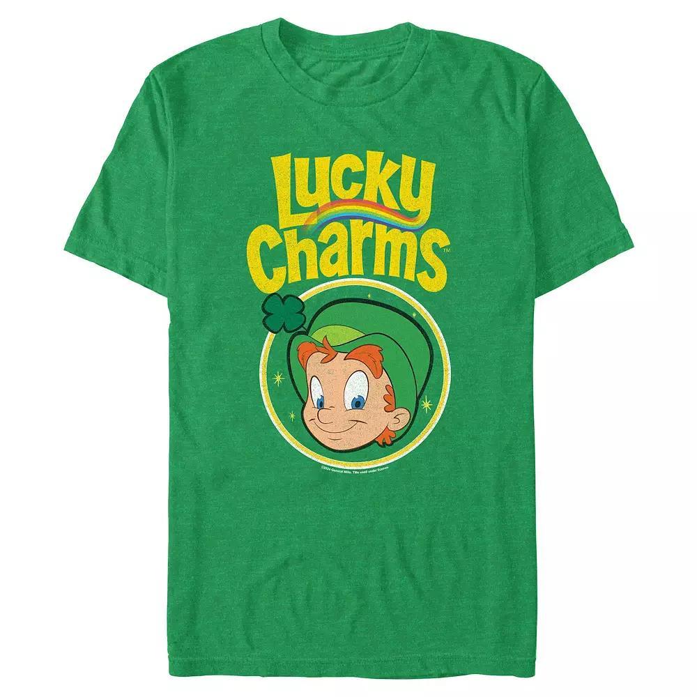 Big & Tall Lucky Charms Graphic Tee, Men's, Size: 5XL, Kelly Grey Product Image
