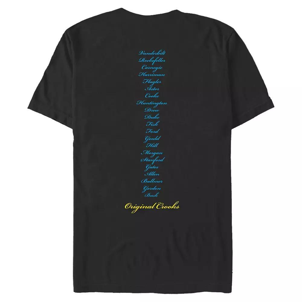 Men's Crooks And Castle The Robber Barons Graphic Tee, Size: XL, Black Product Image