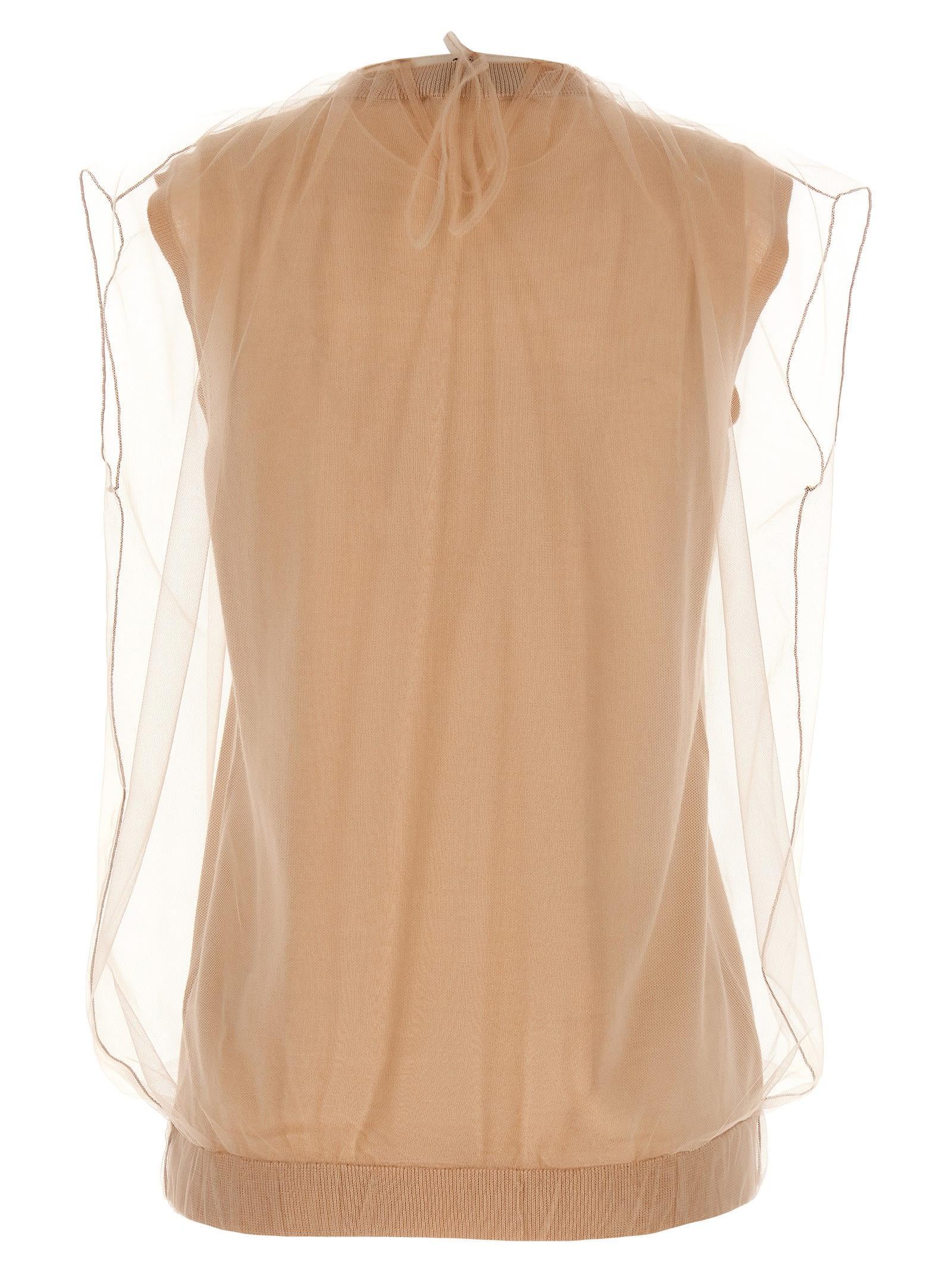 FABIANA FILIPPI Double Top In Pink Product Image