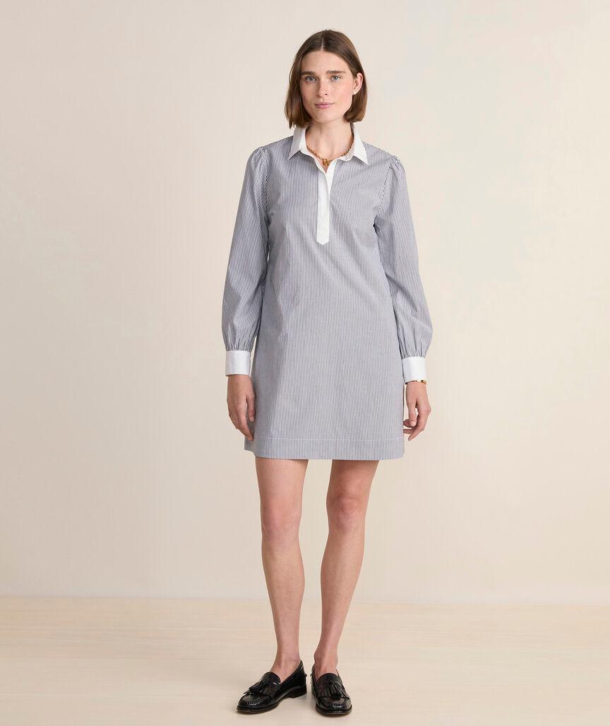 Poplin Popover Dress Product Image