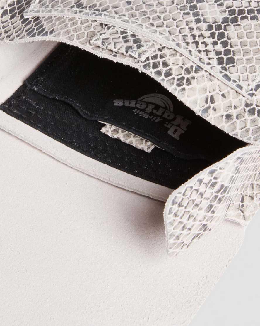Snake Print Leather Vertical Crossbody Bag Product Image