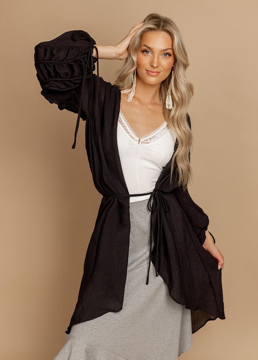 Brandy Duster in Black Female Product Image