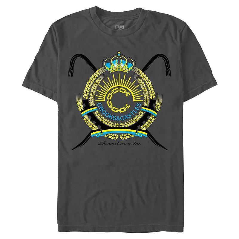 Men's Crooks And Castle Thomas Crown Inc, Graphic Tee, Size: XL, Red Product Image