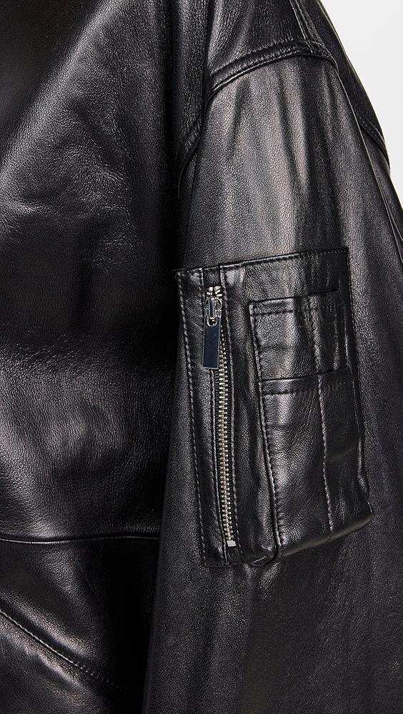 Theory Oversized Flight Jacket | Shopbop Product Image