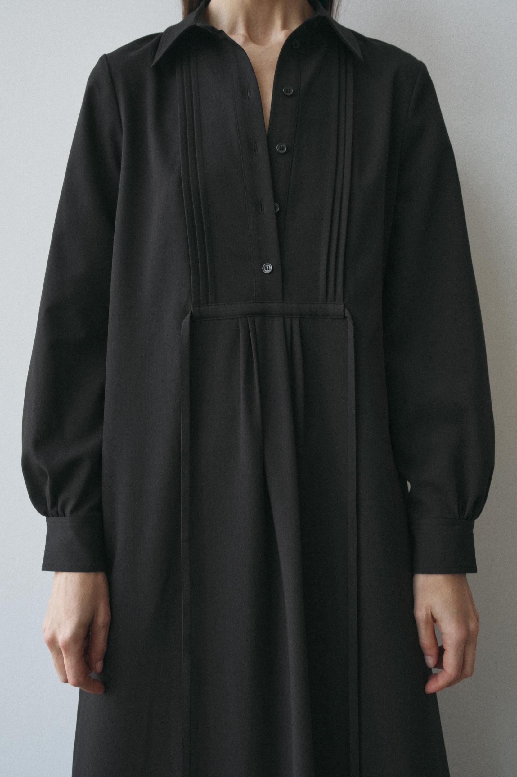 BUTTONED SHIRT DRESS ZW COLLECTION Product Image