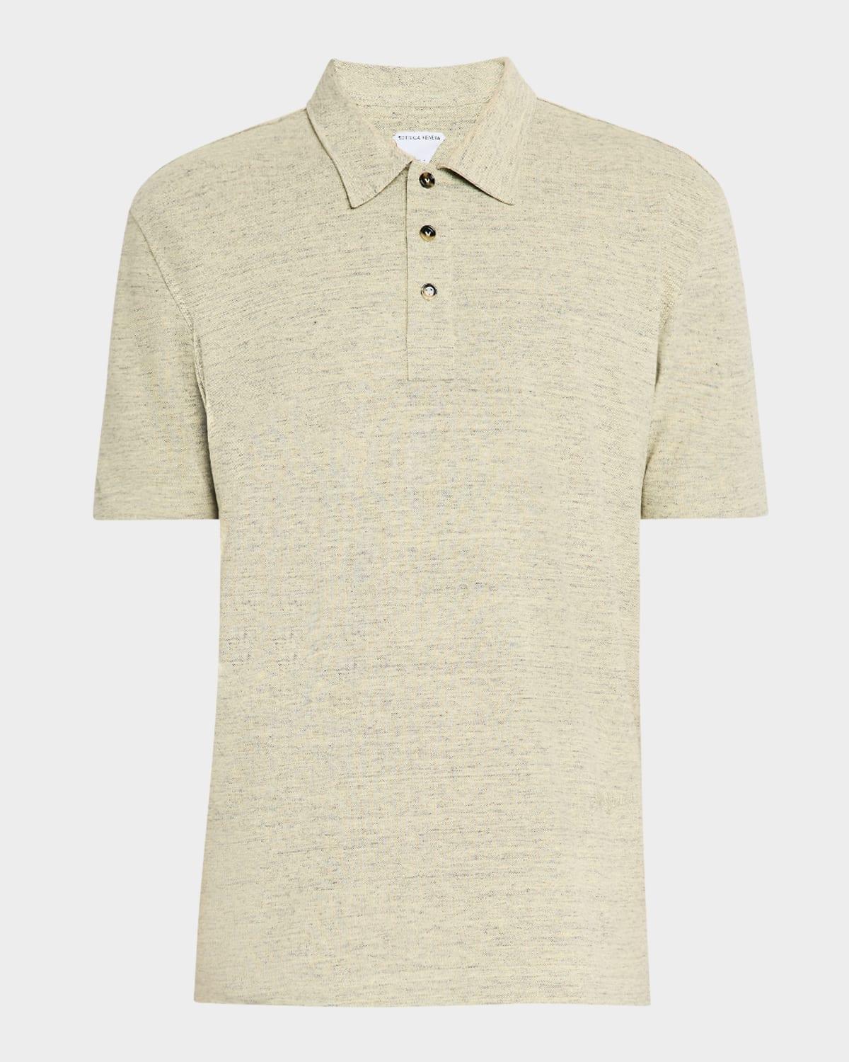 Mens Chine Pique Polo Shirt Product Image