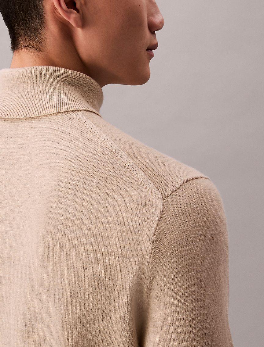 Extra Fine Merino Blend Turtleneck Sweater Product Image