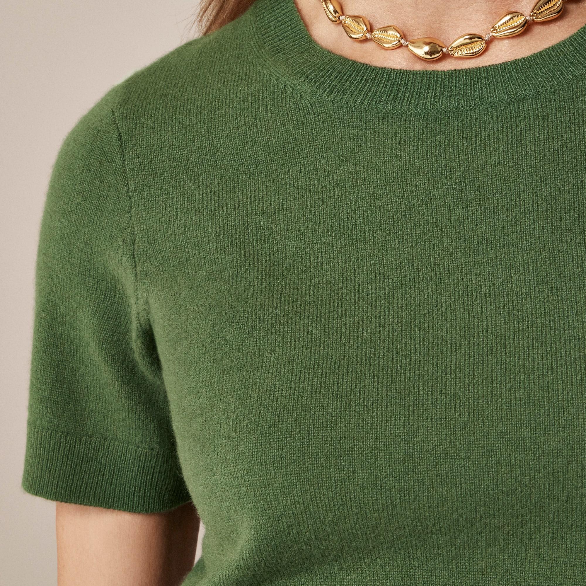 Cashmere shrunken T-shirt Product Image