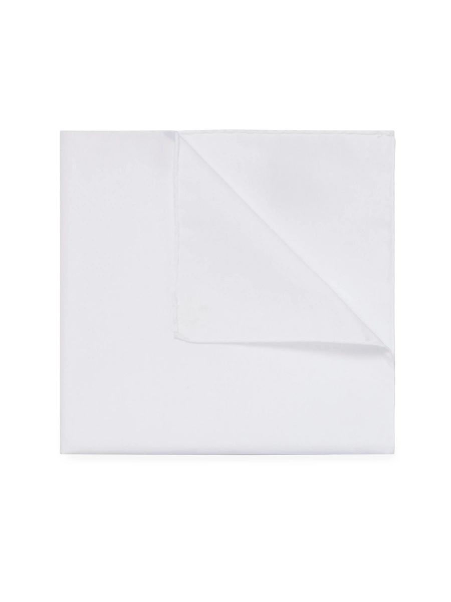 Mens Italian-Made Pocket Square In Easy-Iron Cotton Product Image