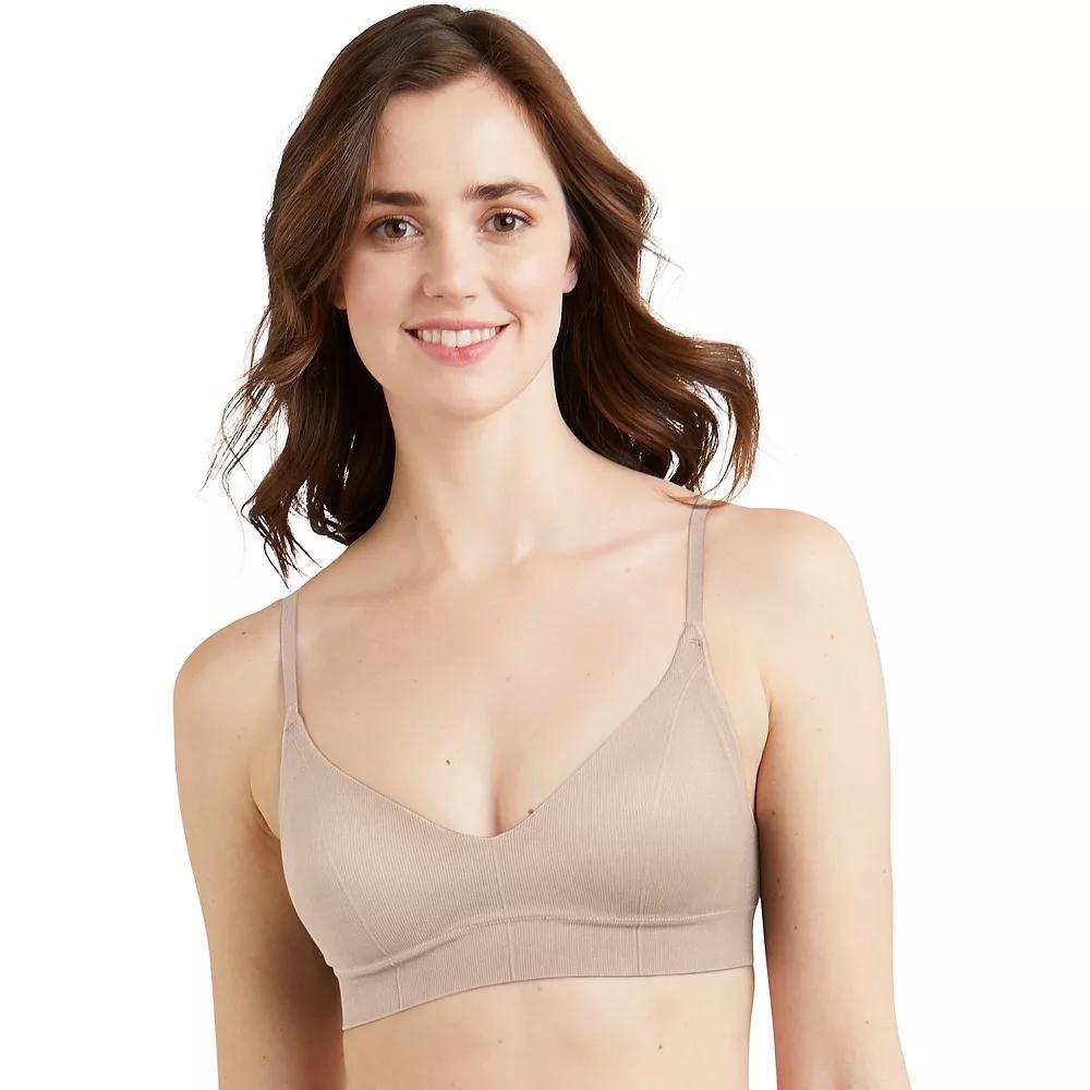 Maidenform® M Wireless Stretch Rib Bralette DM2303, Women's, Size: XL, Evening Blush Product Image