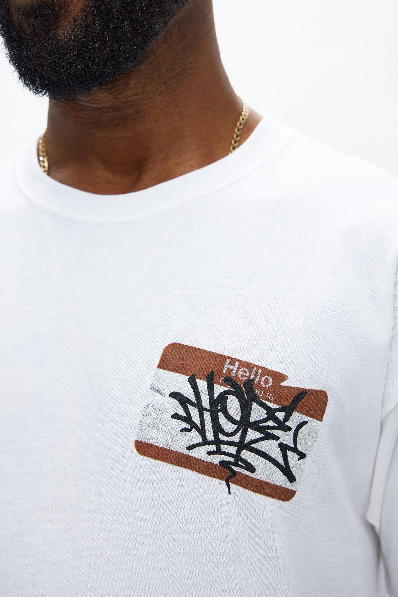 Hate Hurt Hope Short Sleeve Tee - White Product Image