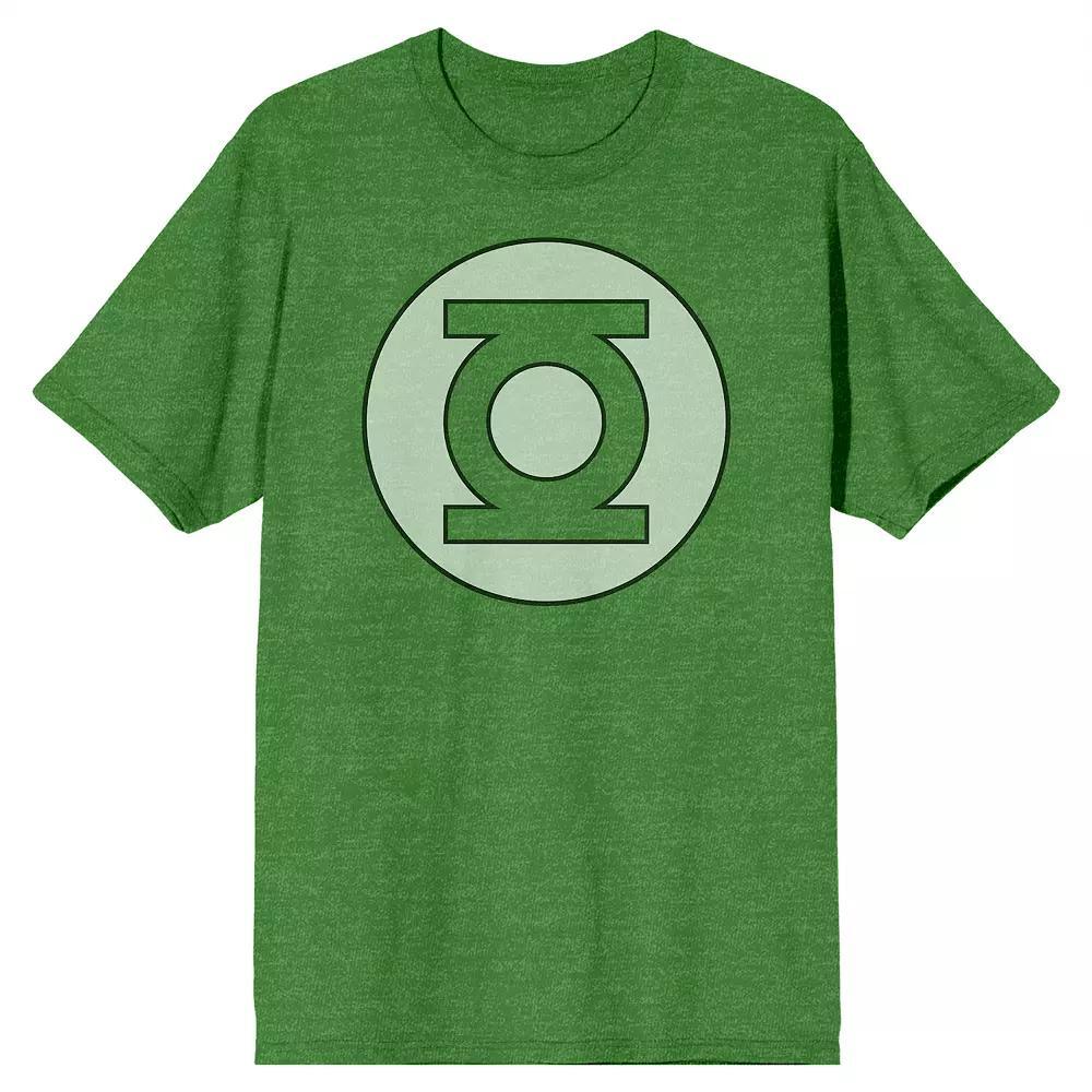 Men's Green Lantern Logo Tee, Size: Medium, Grey Product Image