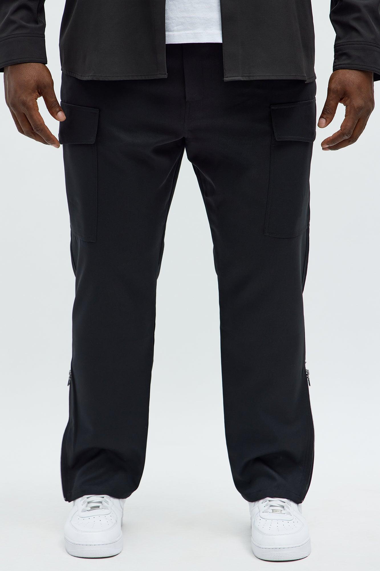 Slim Convertible Cargo Pants - Black Product Image