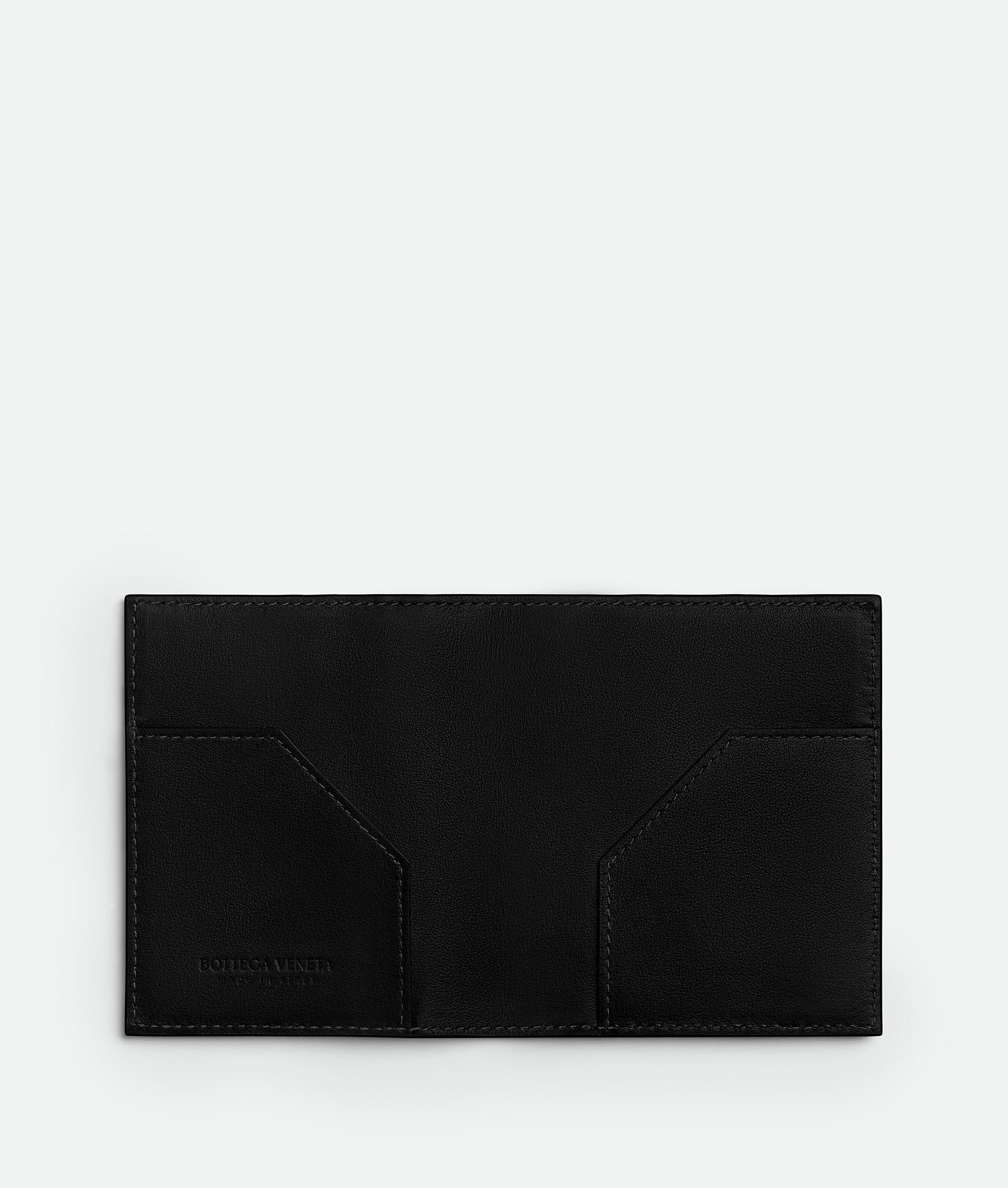 BOTTEGA VENETA Intrecciato Bill Portemonnaie In Black Product Image