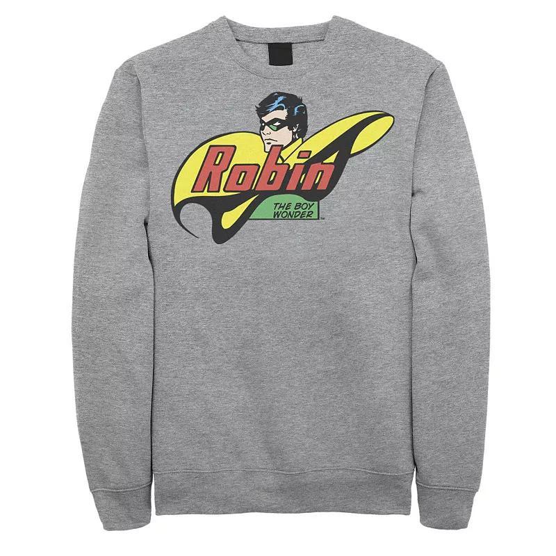 Men's DC Comics Robin The Boy Wonder Comic Sweatshirt, Size: XL, Athletic Grey Product Image
